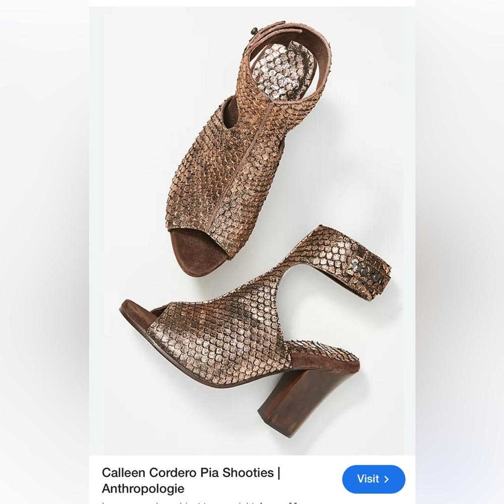 Caleen Cordero Elegant Pia Shooties Women's Heels size 10